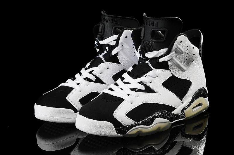 Air Jordan 6 Mens Shoes Aaa Black/White Online